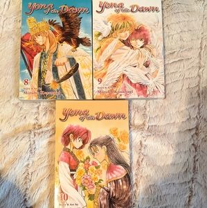Yona of dawn manga volumes 8-10